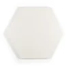 Hexa Liso Ice White SIDE5 Hexagon Matt Porcelain Tile 5