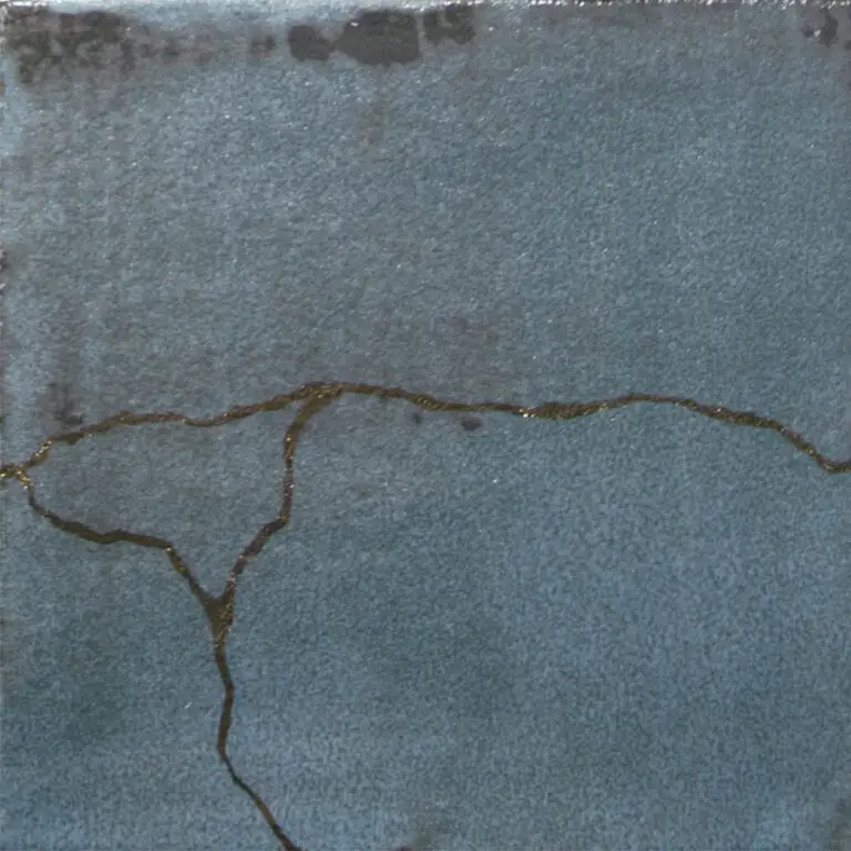 Kintsugi Blue 5X5 Square Matt Porcelain Tile 6