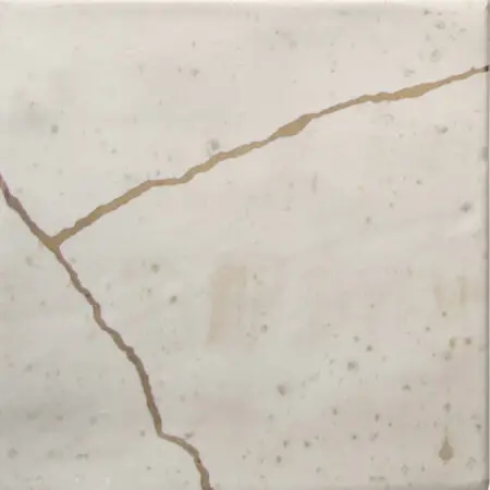 Kintsugi Ivory 5X5 Square Matt Porcelain Tile 6