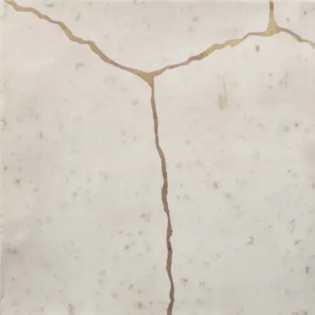 Kintsugi Ivory 5X5 Square Matt Porcelain Tile 7