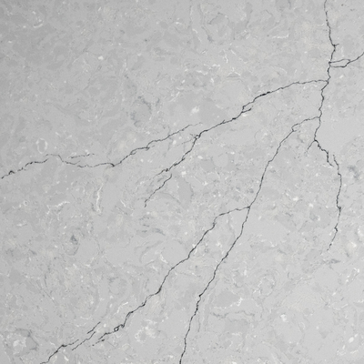 Mikado Grey 126x63 Polished Quartz Slab 1