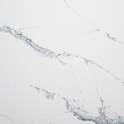 Tranquility White 126x63 Polished Quartz Slab 1