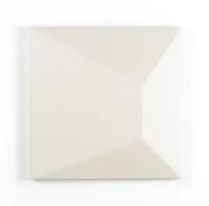 Nilo Ice White 5X5 Square Gloss Porcelain Tile 4