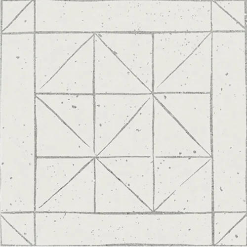 Puzzle Square Decor Sketch 7x7 Matt Porcelain Tile 0