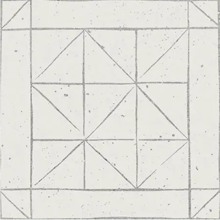 Puzzle Square Decor Sketch 7x7 Matt Porcelain Tile 7