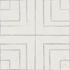 Puzzle Square Decor Sketch 7x7 Matt Porcelain Tile 2