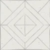 Puzzle Square Decor Sketch 7x7 Matt Porcelain Tile 3