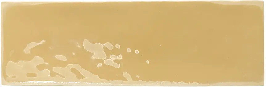 Rebels Mustard 2X6 Rectangle Gloss Porcelain Tile 1