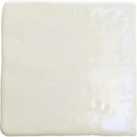 Roots S White 4.3X4.3 Square Gloss Porcelain Tile