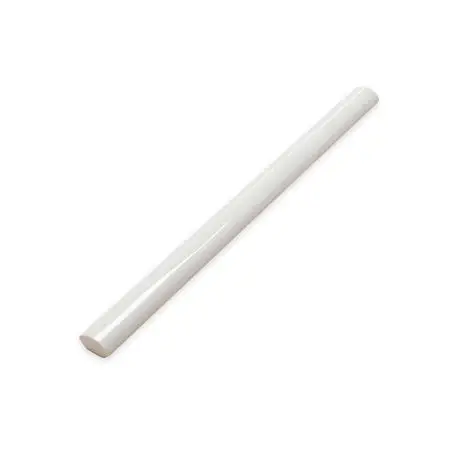 Rounded Edge White 0.43X12 Rectangle Gloss Porcelain Trim 4