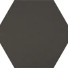 Six Hexa Graphite 5.5X6.3 Hexagon Matt Porcelain Tile 1