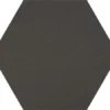 Six Hexa Graphite 5.5X6.3 Hexagon Matt Porcelain Tile 2