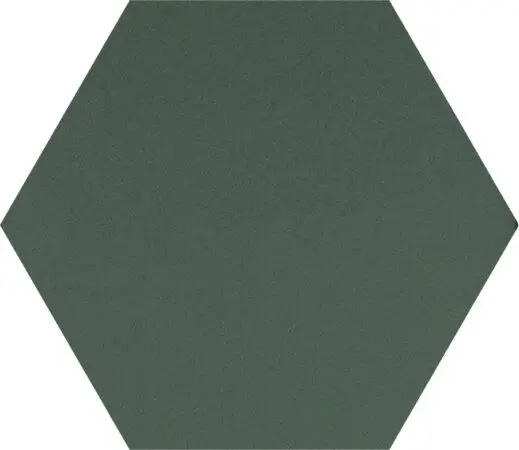 Six Hexa Green 5.5X6.3 Hexagon Matt Porcelain Tile 1