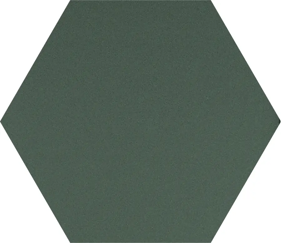 Six Hexa Green 5.5X6.3 Hexagon Matt Porcelain Tile 0