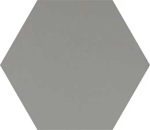 Six Hexa Grey 5.5X6.3 Hexagon Matt Porcelain Tile 2