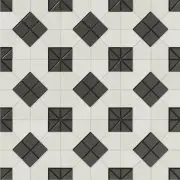 Suit B&W 11X11 Square Matt Porcelain Tile 7