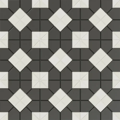 Suit B&W Plus 11X11 Square Matt Porcelain Tile 0