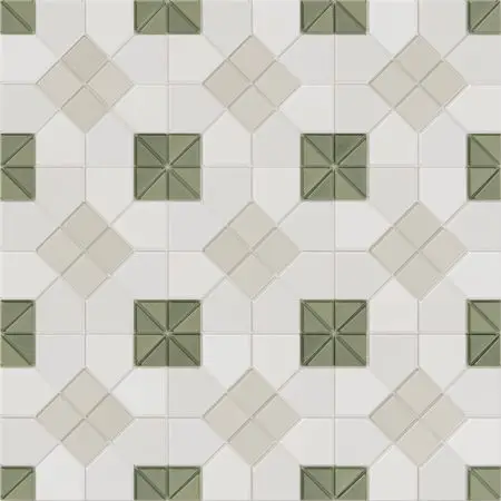 Suit Moss 11X11 Square Matt Porcelain Tile 3