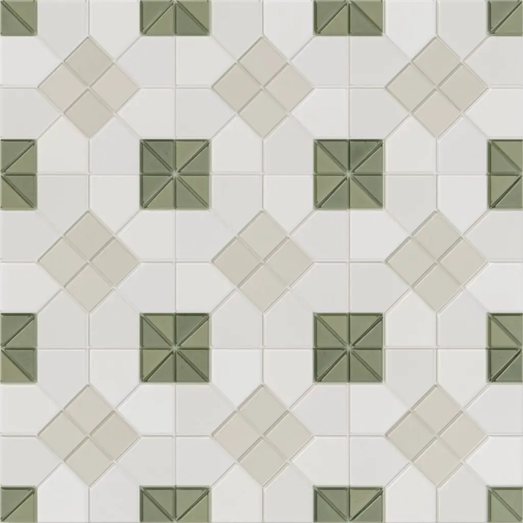 Suit Moss 11X11 Square Matt Porcelain Tile 1