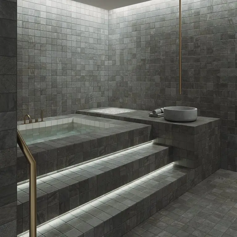 Sukabumi Graphite 4.3X4.3 Square Matt Porcelain Tile 5