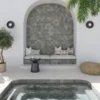 Sukabumi Graphite 4.3X4.3 Square Slip-resistant Porcelain Tile 8