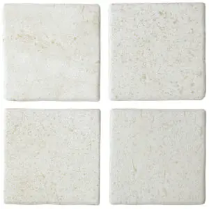 Sukabumi White 4.3X4.3 Square Matt Porcelain Tile