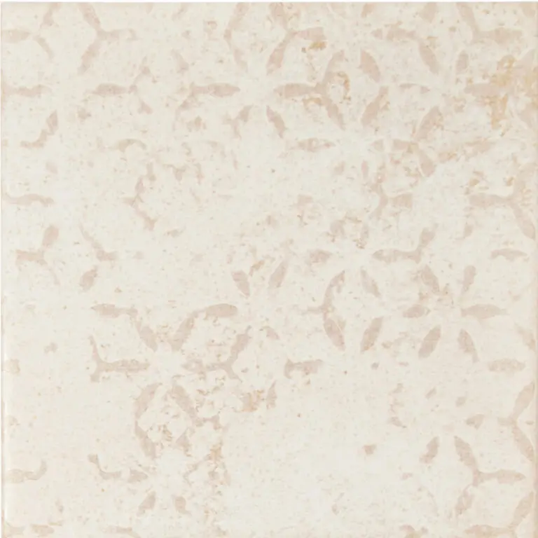 Suki Ivory 5X5 Square Gloss Porcelain Tile 3