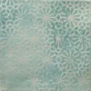 Suki Teal 5X5 Square Gloss Porcelain Tile 7