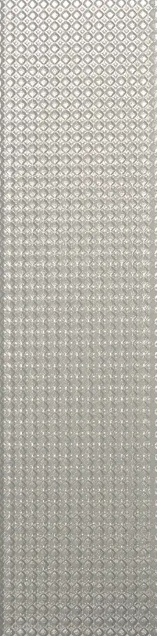 Texiture Pattern Mix Metallics Silver 2.5X10 Rectangle Gloss Porcelain Tile 2