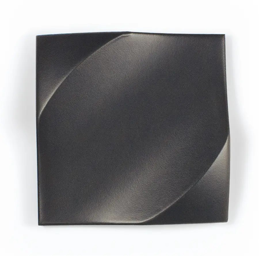 Wave Graphite 5X5 Gray Square Matt Porcelain Tile 0