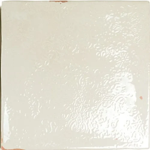 Zellige Decor White 5X5 Square Gloss Porcelain Tile 0