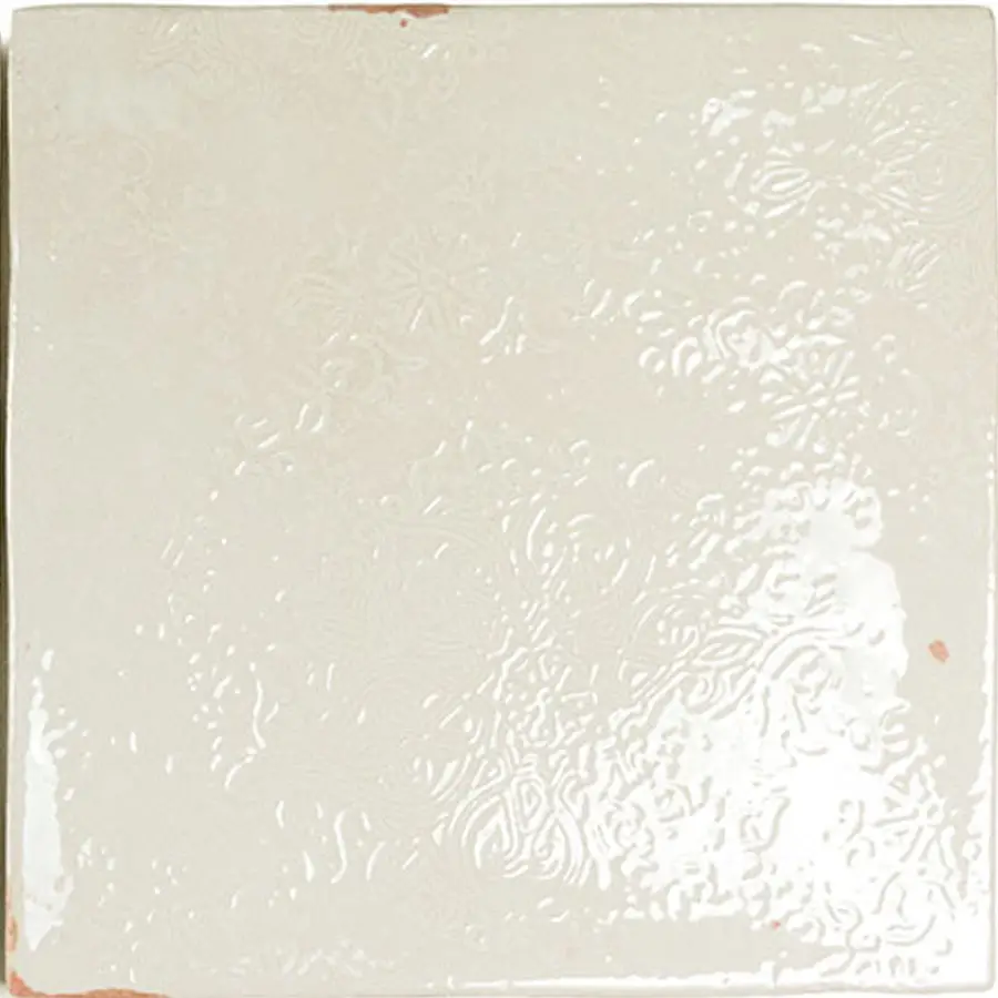 Zellige Decor White 5X5 Square Gloss Porcelain Tile 0