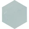 Zellige Hexa Aqua 4X5 Hexagon Gloss Porcelain Tile 6