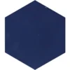 Zellige Hexa Cobalt 4X5 Hexagon Gloss Porcelain Tile 9