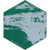 Zellige Hexa Emerald 4X5 Hexagon Gloss Porcelain Tile 0