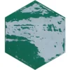 Zellige Hexa Emerald 4X5 Hexagon Gloss Porcelain Tile 2