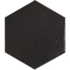 Zellige Hexa Graphite 4X5 Hexagon Gloss Porcelain Tile 9