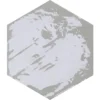 Zellige Hexa Grey 4X5 Hexagon Gloss Porcelain Tile 2