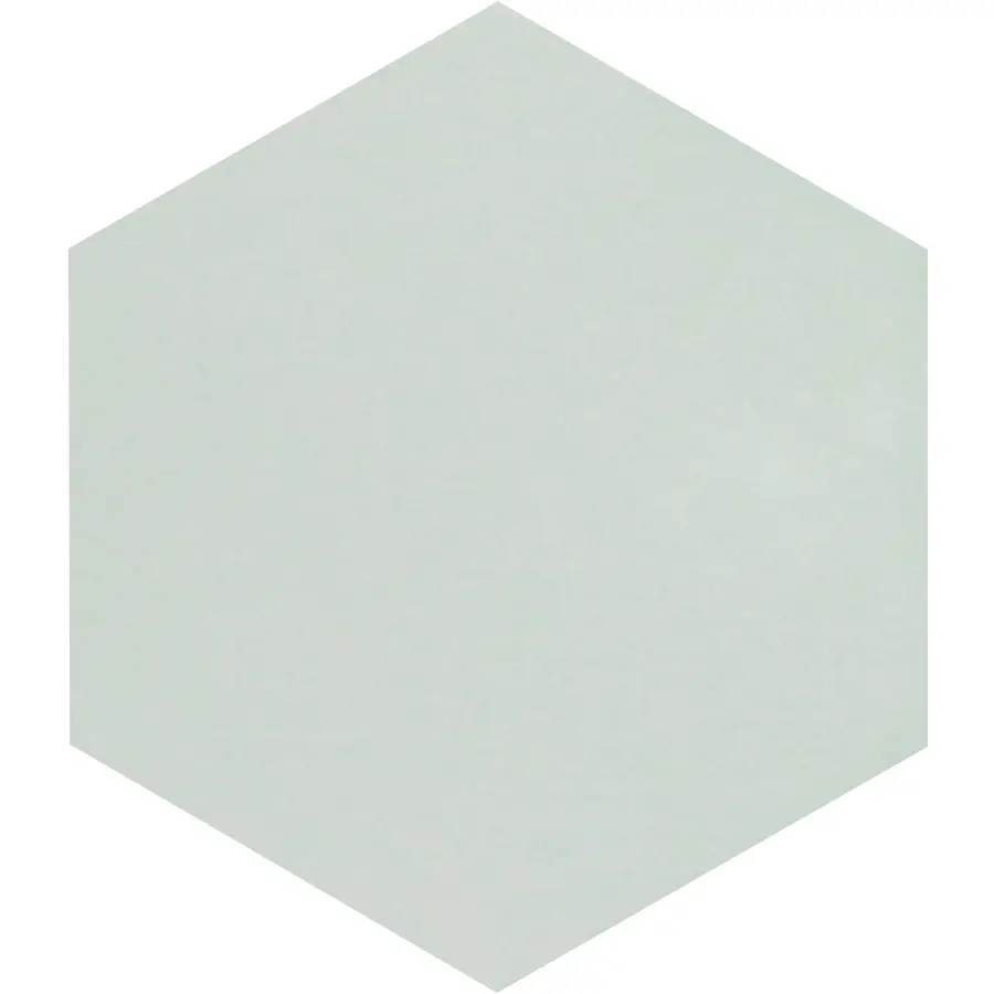 Zellige Hexa Mint 4X5 Hexagon Gloss Porcelain Tile 5