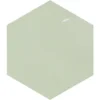 Zellige Hexa Mint 4X5 Hexagon Gloss Porcelain Tile 4