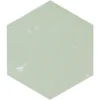 Zellige Hexa Mint 4X5 Hexagon Gloss Porcelain Tile 1