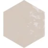 Zellige Hexa Nude 4X5 Hexagon Gloss Porcelain Tile 6