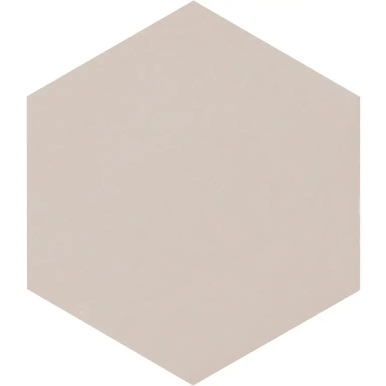 Zellige Hexa Nude 4X5 Hexagon Gloss Porcelain Tile 8