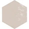 Zellige Hexa Nude 4X5 Hexagon Gloss Porcelain Tile 9