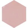 Zellige Hexa Pink 4X5 Hexagon Gloss Porcelain Tile 9