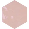 Zellige Hexa Pink 4X5 Hexagon Gloss Porcelain Tile 8