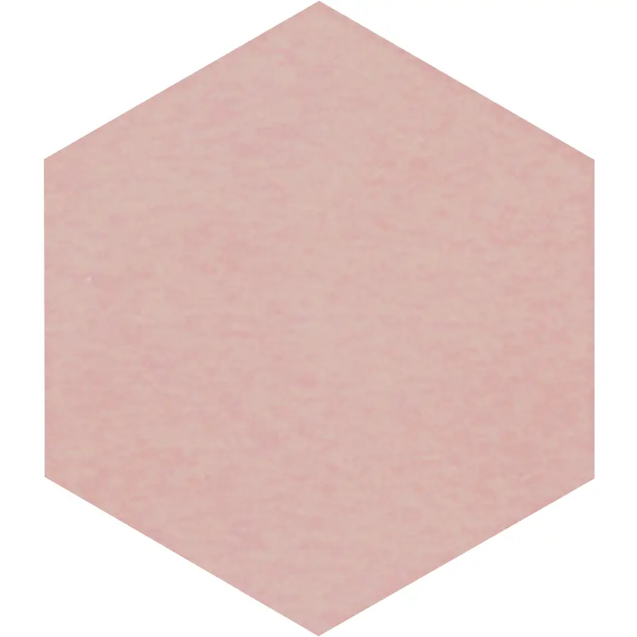 Zellige Hexa Pink 4X5 Hexagon Gloss Porcelain Tile 3