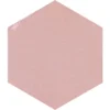 Zellige Hexa Pink 4X5 Hexagon Gloss Porcelain Tile 7