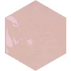 Zellige Hexa Pink 4X5 Hexagon Gloss Porcelain Tile 5