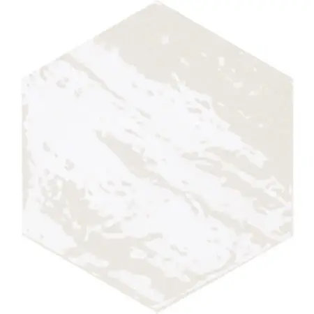 Zellige White 5X5 Square Gloss Porcelain Tile 2